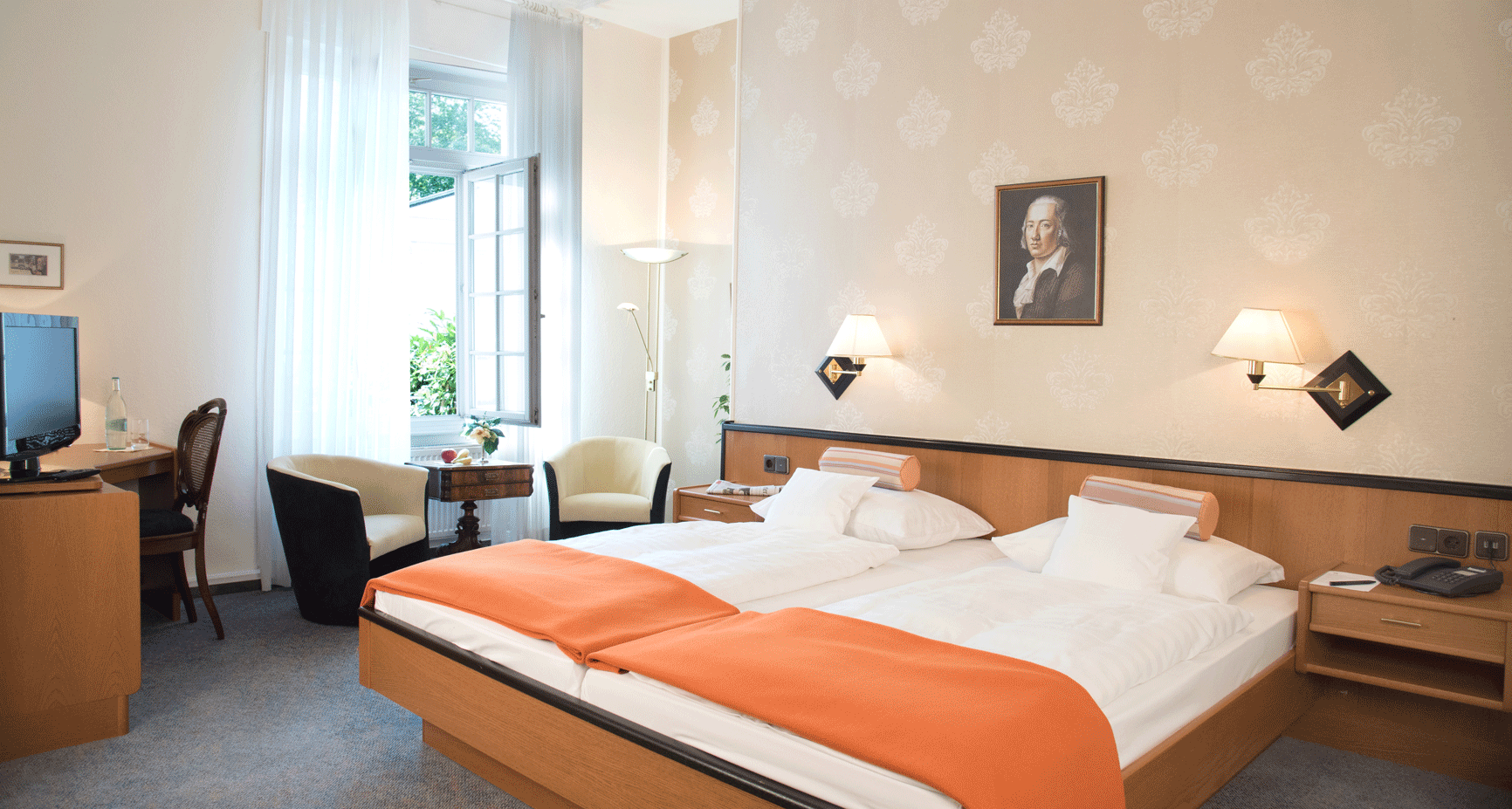 Hotel Villa am Kurpark Our rooms in Bad Homburg